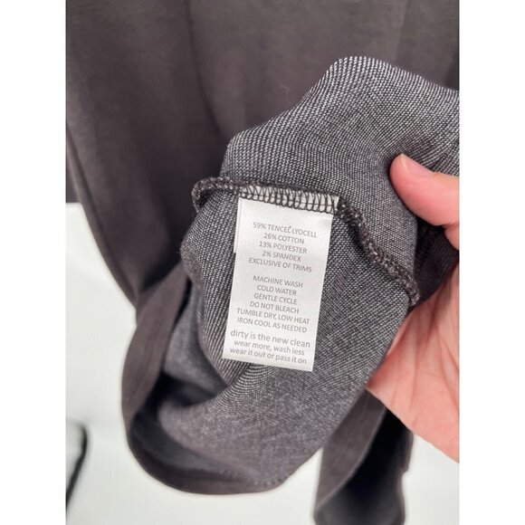 Horny Toad Womens Tomboy Wrap Knit Dress Size M Brown Pocket Long Sleeve Toad&Co - Picture 8 of 10